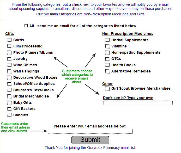 Email Entry