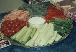 Vegatable platter 1